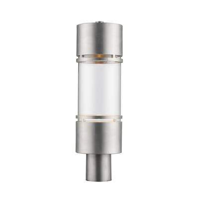 Avery Home Lighting Luminata Outdoor LED Post Mount Light in Brushed Aluminum