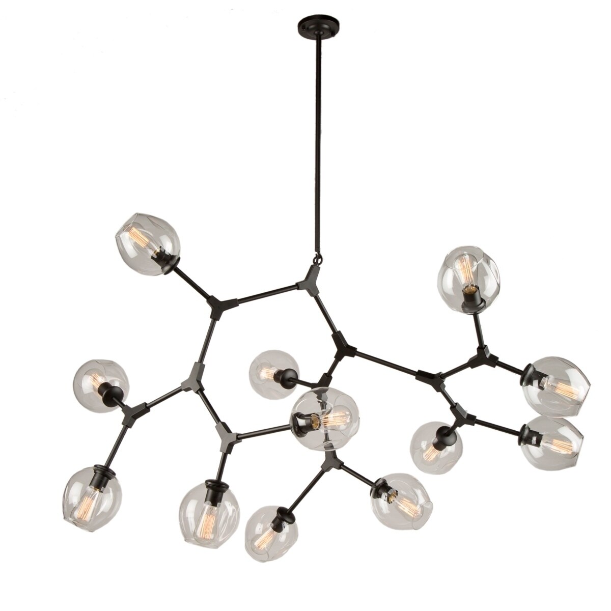Organic JA14022BK Chandelier - Chandeliers For Bedrooms by Overstock.com