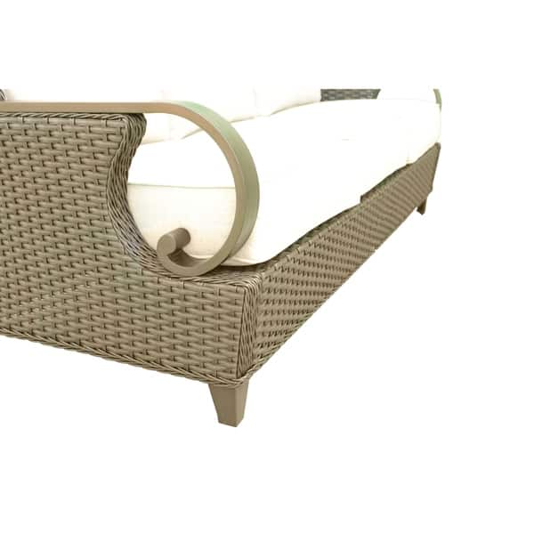 Courtyard Casual Brookstone Brown Polyrattan Outdoor 4 Pc Brookstone Brown Polyrattan Outdoor
