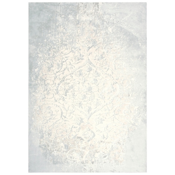 Glamour Vine/Scroll Cream/Beige Runner Rug - (2'7" x 9'6") - 2'7" x 9'6"