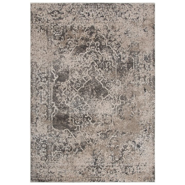 Alora Decor Venice Ivory, Beige, and Brown Abstract Rug