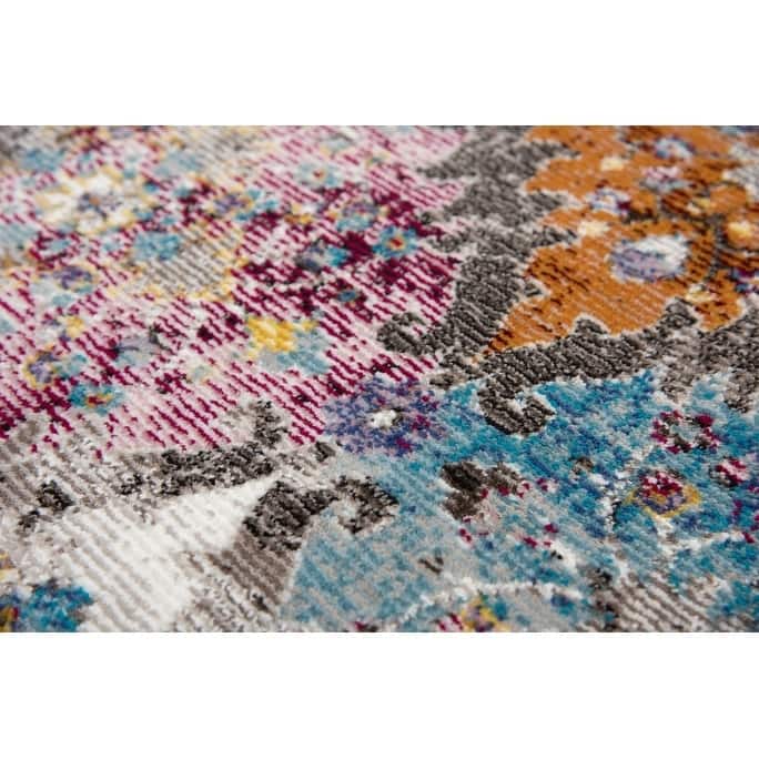 Morocco Collection Rust Ikat Rug