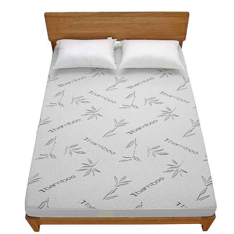 Elegant Comfort Premium Bamboo 100% Waterproof Fitted Mattress Protector - Twin Xl - Gray