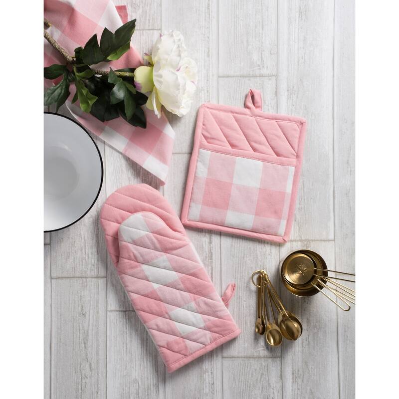 DII Buffalo Check Kitchen Potholder Set (Set of 2)