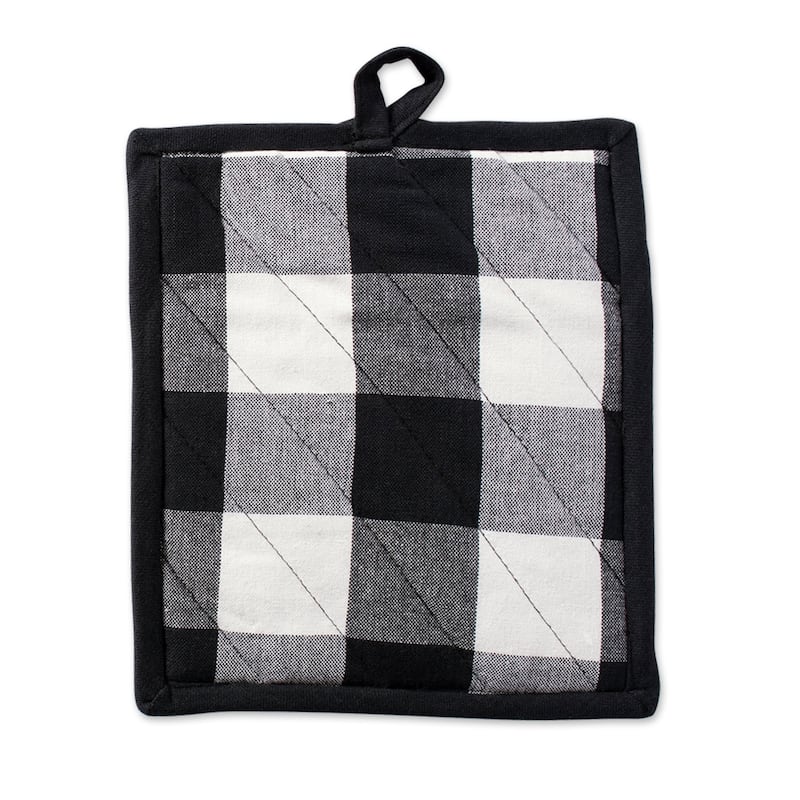 DII Buffalo Check Kitchen Potholder Set (Set of 2)