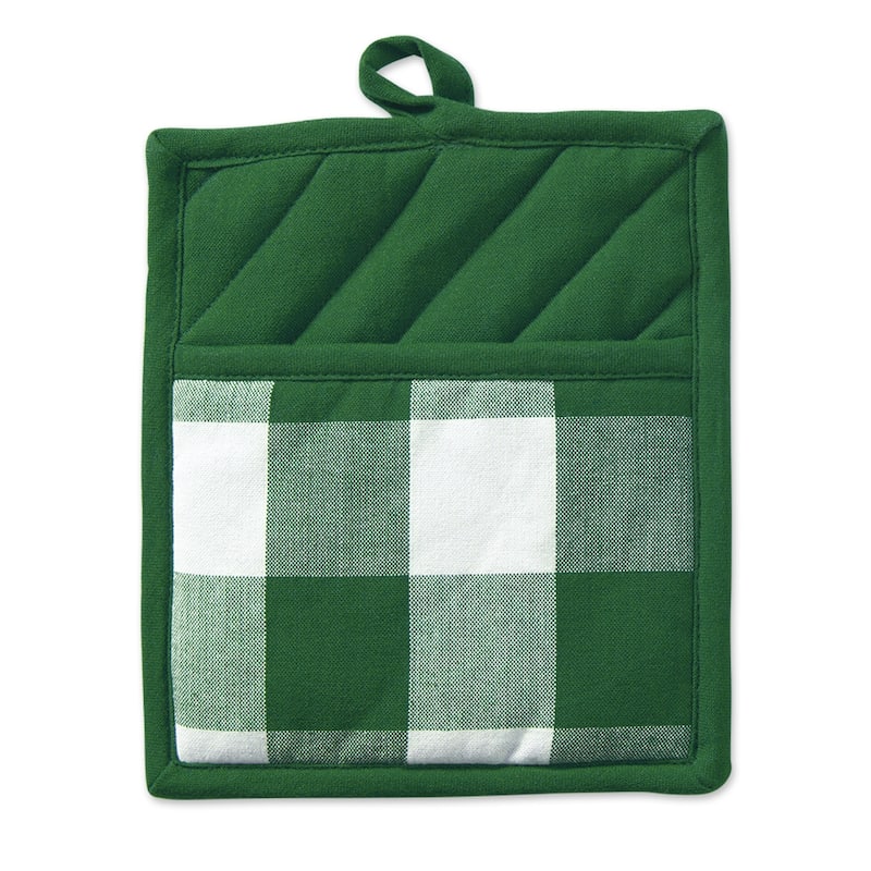 DII Buffalo Check Kitchen Potholder Set (Set of 2)