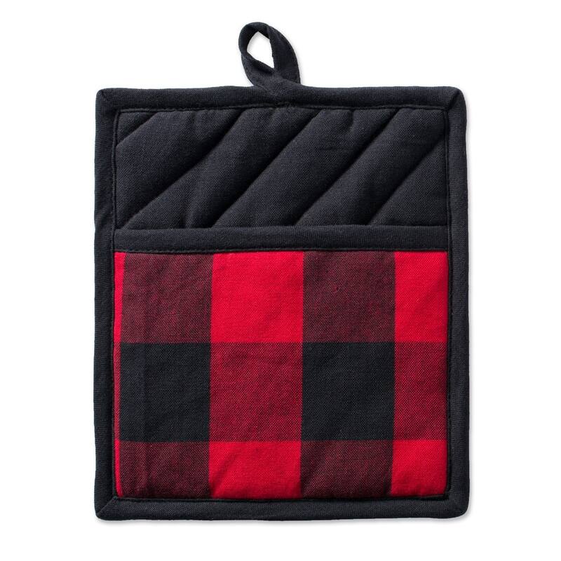 DII Buffalo Check Kitchen Potholder Set (Set of 2)