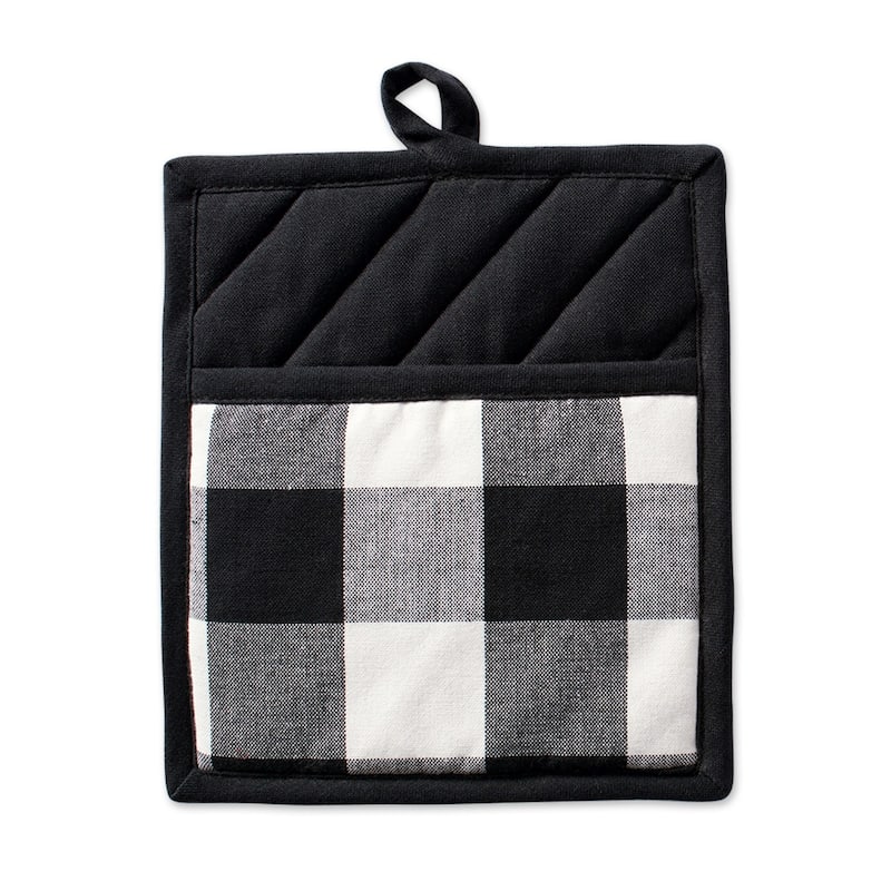 DII Buffalo Check Kitchen Potholder Set (Set of 2)