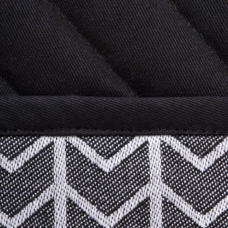 DII Black And White Kitchen Potholder Set (Set of 2)