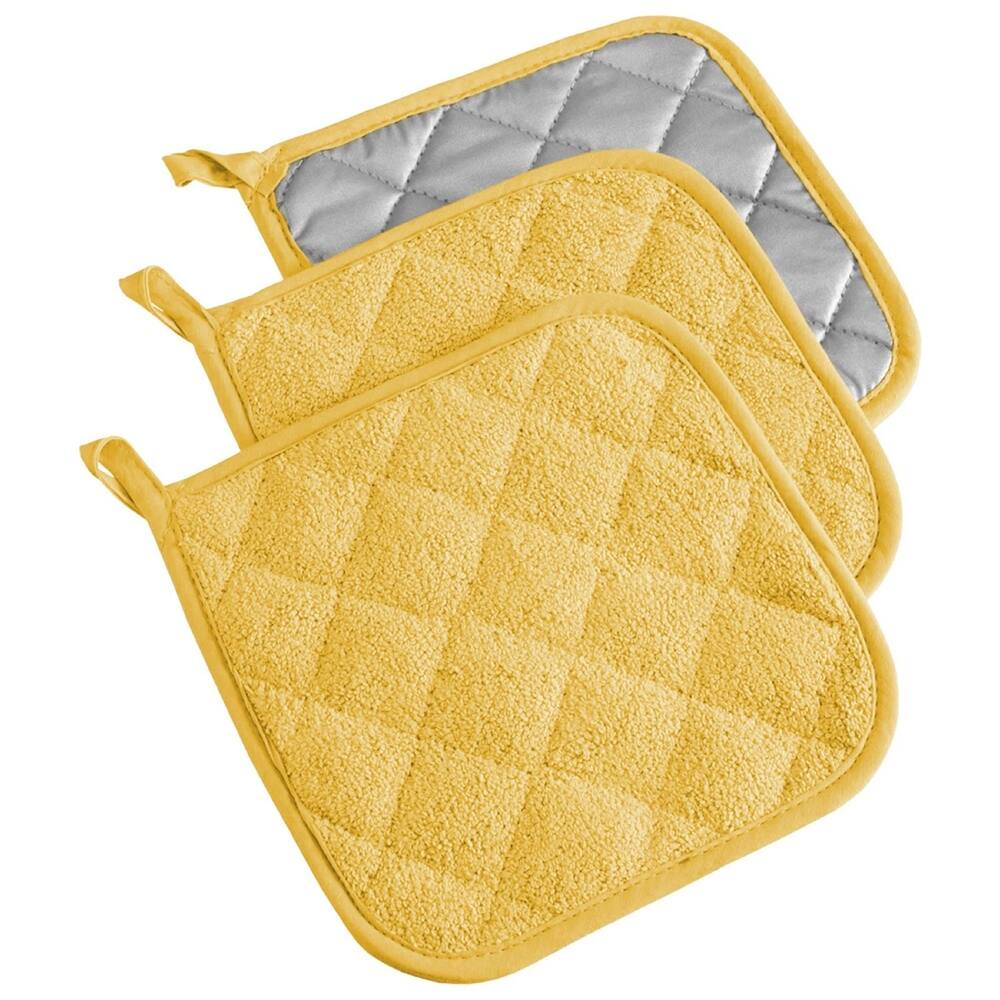 DII Terry Kitchen Potholder Set (Set of 3)
