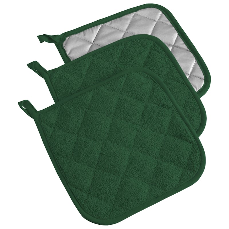 DII Terry Kitchen Potholder Set (Set of 3)