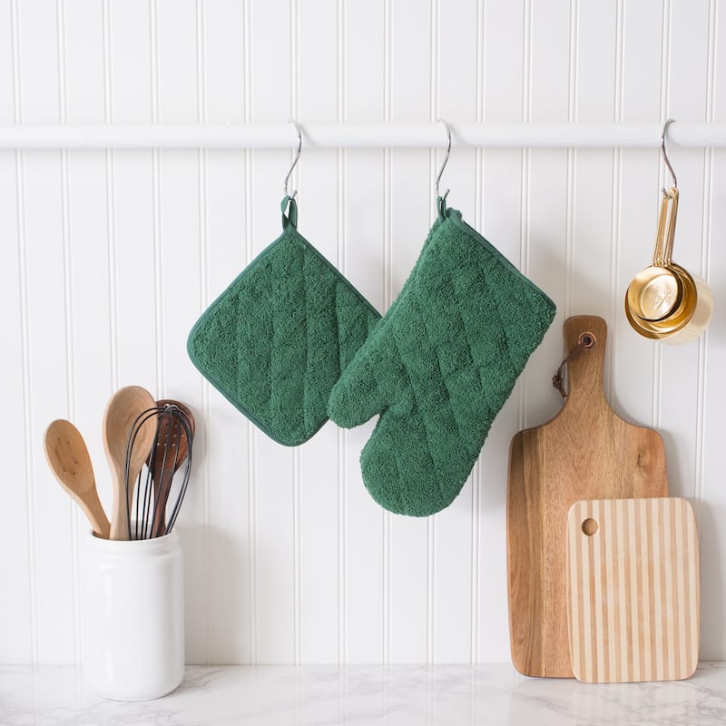 DII Terry Kitchen Potholder Set (Set of 3)