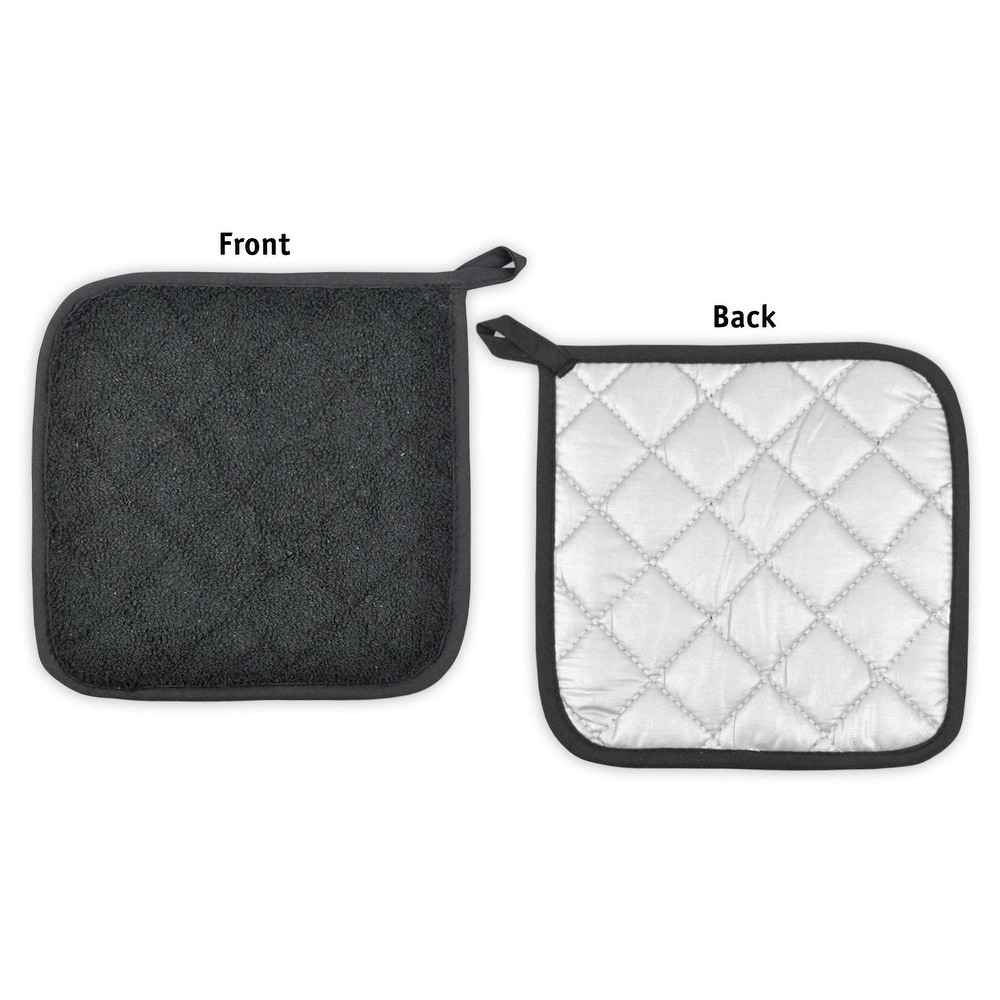 Pot Holder Set, 2 Piece Oversized Heat Resistant Quilted Cotton Pot Holders  By Windsor Home - On Sale - Bed Bath & Beyond - 15635903