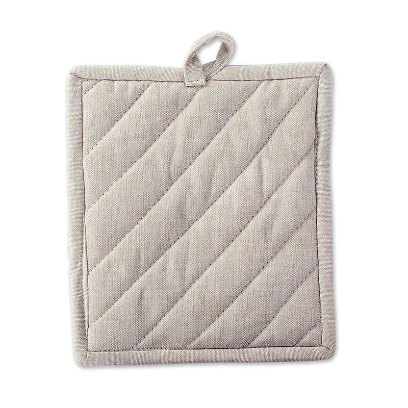 DII Solid Chambray Potholder Set (Set of 2)
