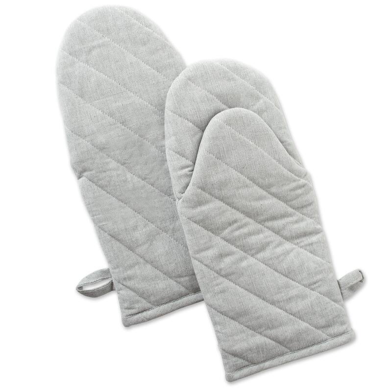 DII Solid Chambray Potholder Set (Set of 2)