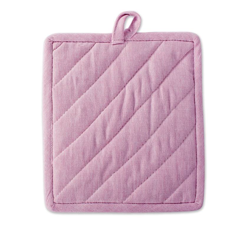 DII Solid Chambray Potholder Set (Set of 2)