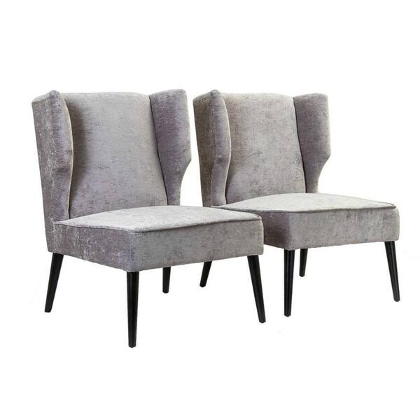 Shop Black Friday Deals On Madeline Wingback Chair Set Of 2 28 D X 24 W X 34 H On Sale Overstock 24219969