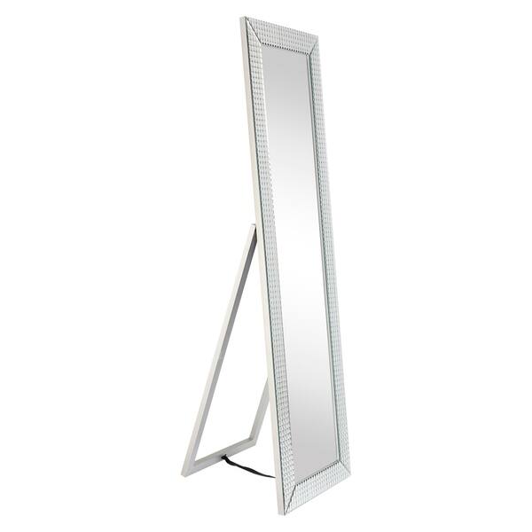 Shop Bling Beveled Glass Cheval Mirror Bathroom Bedroom Living