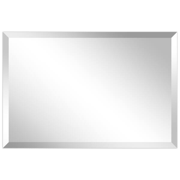 Frameless Beveled Prism Wall Mirror Bathroom Vanity Frameless Beveled Prism Wall Mirror