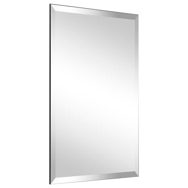 Frameless Beveled Prism Wall Mirror Bathroom Vanity Frameless Beveled Prism Wall Mirror Bathroom Vanity