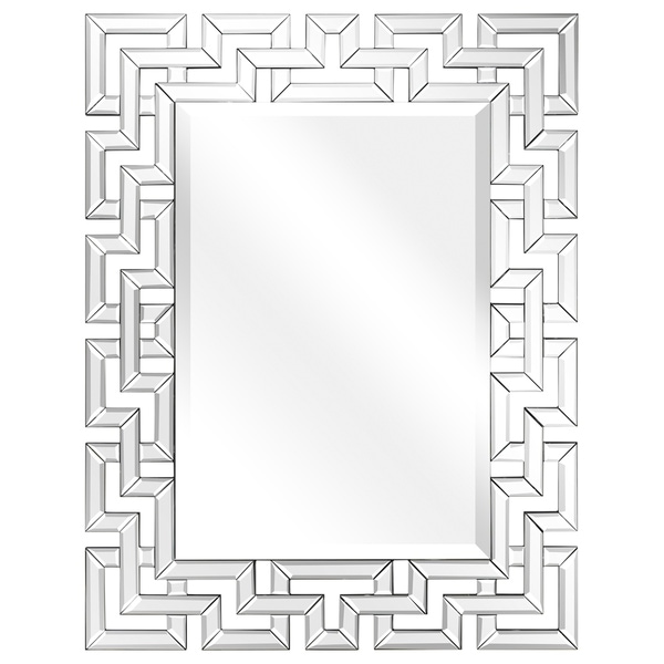 Elegant Beveled Decorative Wall Mirror,Bathroom,Bedroom,Living Room,Ready to Hang - Clear - 31 in. x 0.79 in. x 40 in.