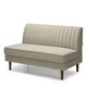 preview thumbnail 1 of 1, Priage by Zinus Contemporary Armless Loveseat, Beige