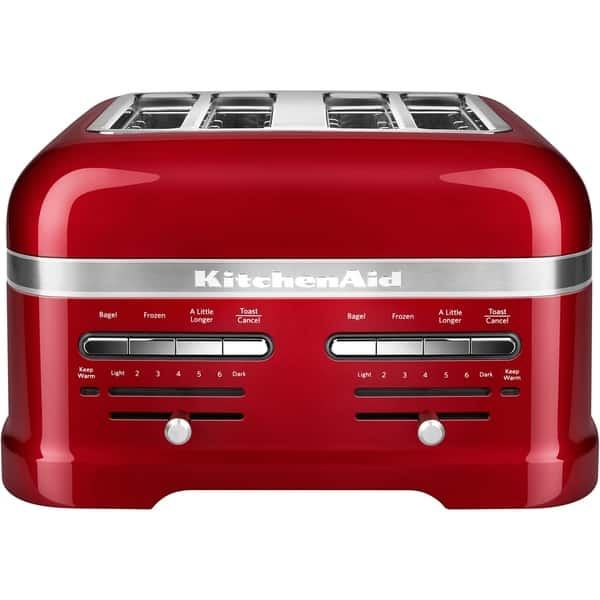 4-slot toaster, 2500W, Candy Apple color - KitchenAid brand