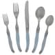 preview thumbnail 1 of 4, French Home 20 Piece Laguiole Ice Blue Flatware Set (As Is Item)