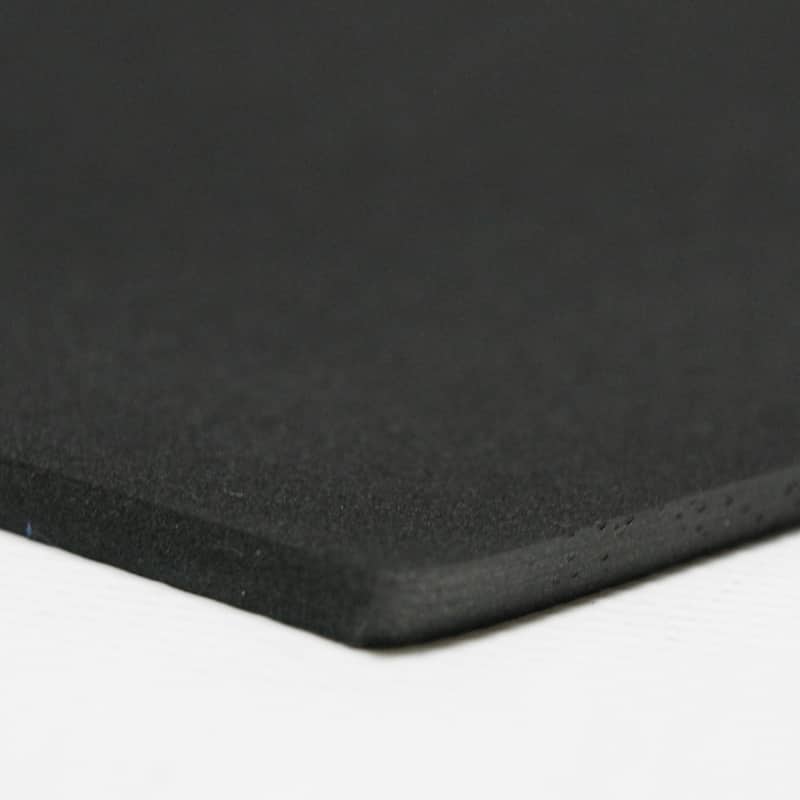 Rubber-Cal Closed Cell Rubber Blend - 39" x 78" - 8 Thickness Variations - Black - 3/4" x 39" x 78"