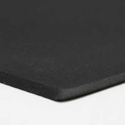 Rubber-Cal Closed Cell Rubber Neoprene - 39" x 78" - 8 Thickness Variations - Black