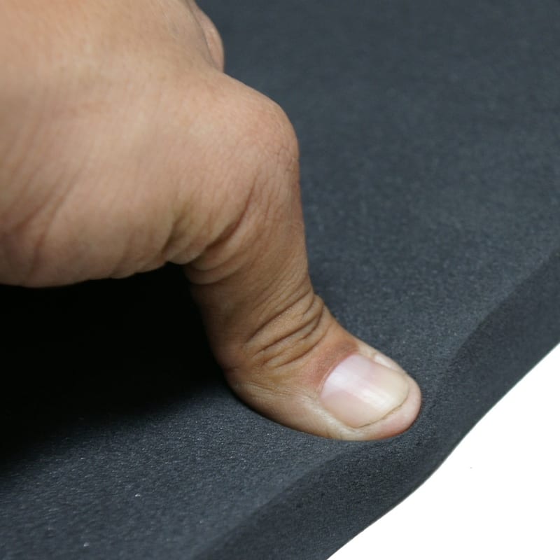 Rubber-Cal Closed Cell Rubber Neoprene - 39" x 78" - 8 Thickness Variations - Black