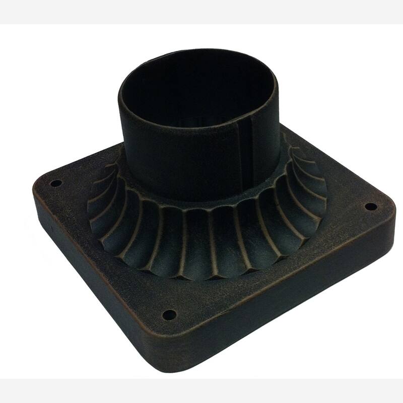 Artcraft Classico - Outdoor Post Fitter Mount - Rust