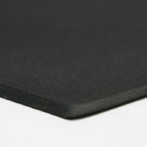 Rubber-Cal Closed Cell Rubber EPDM - 39" x 78" - 8 Thickness Variations - Black