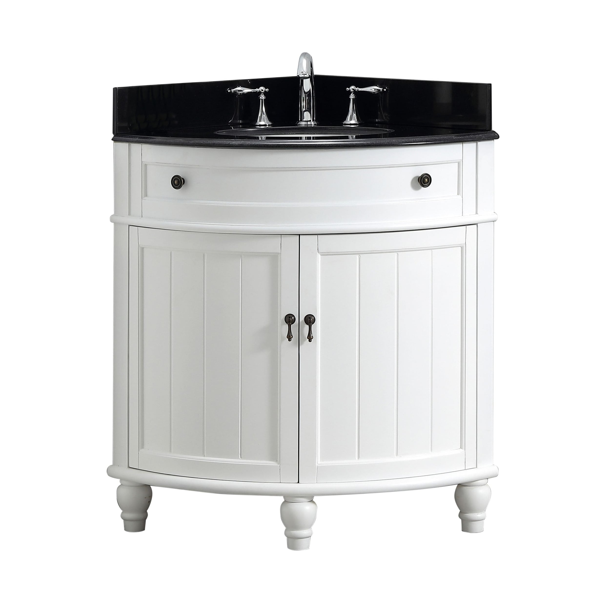 Shop Black Friday Deals On Modetti Angolo 34 Inch Single Sink Bathroom Vanity With Marble Top On Sale Overstock 24227343