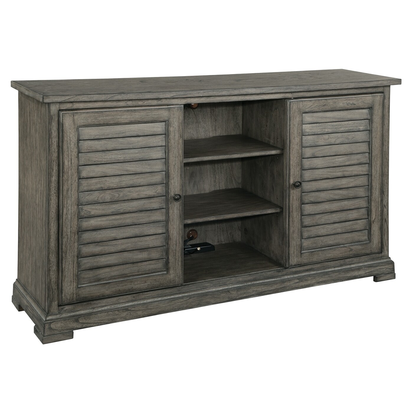 Hekman Furniture Grey Wood Storage Entertainment Credenza Hekman Furniture Grey Wood Storage Entertainment Credenza