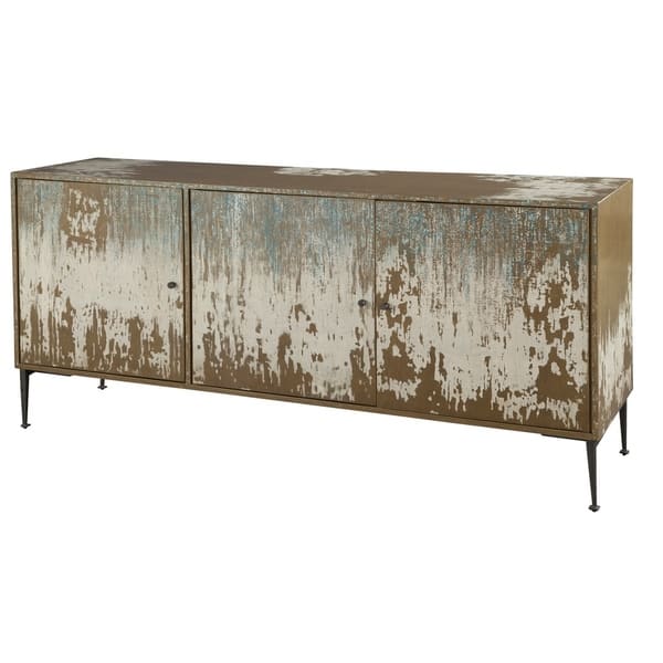 Shop Hekman Furniture Distressed Wood Media Console Overstock