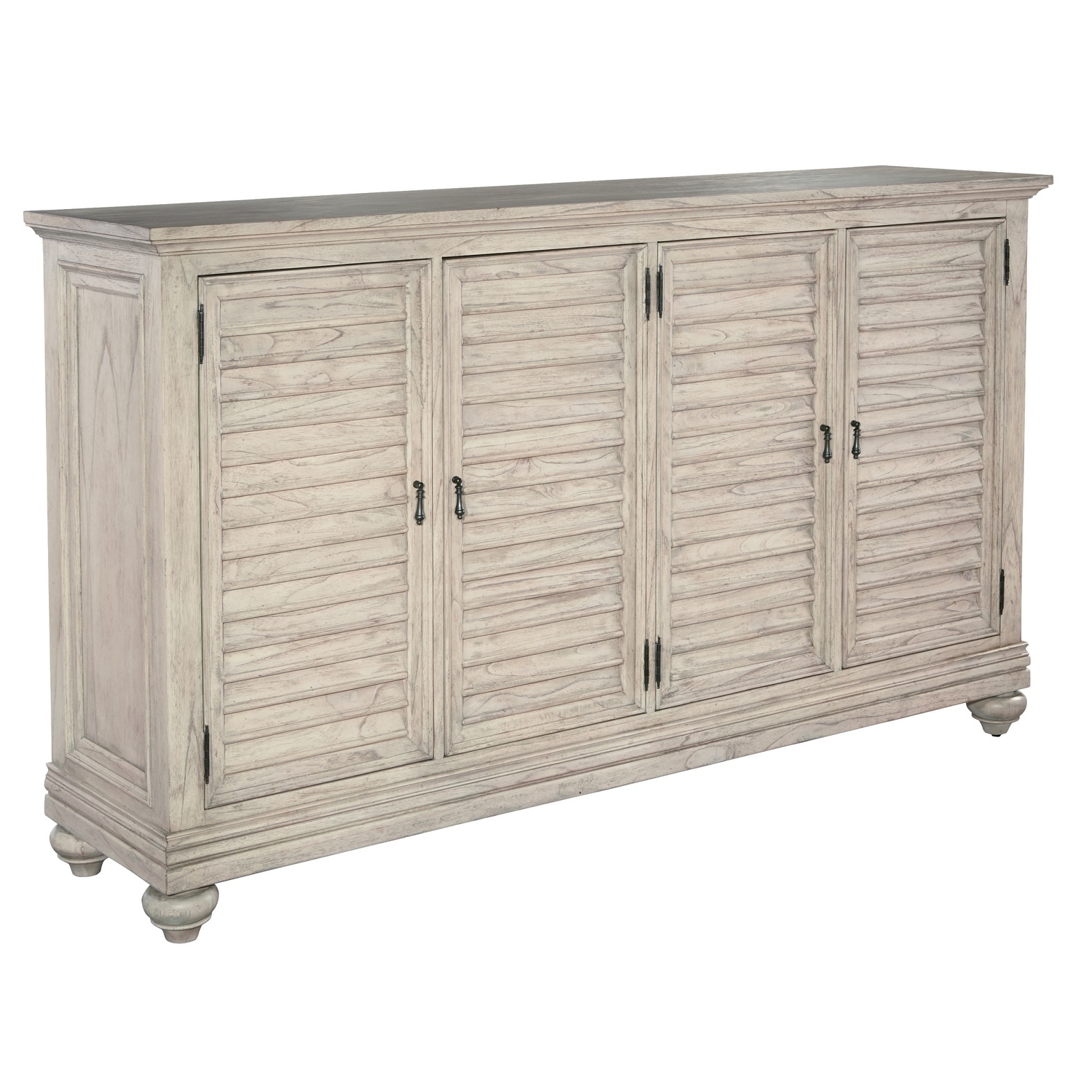 Shop Hekman Furniture Antique White Wood 4 Cabinet Storage Media