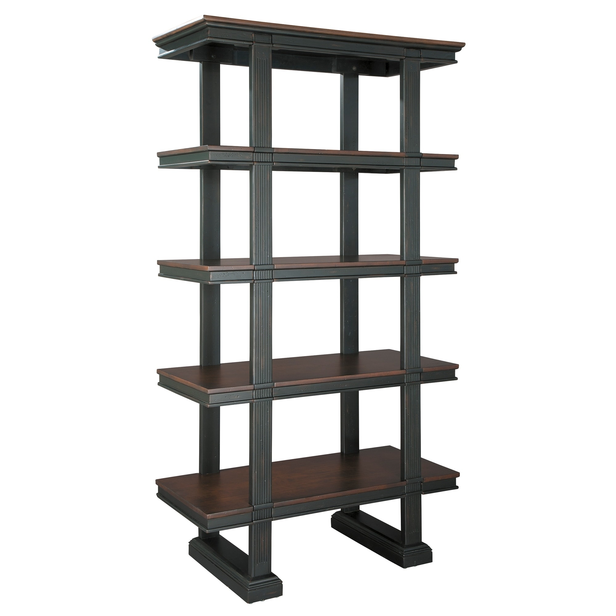 Shop Office At Home Special Reserve Mahogany 5 Shelf Tall Open