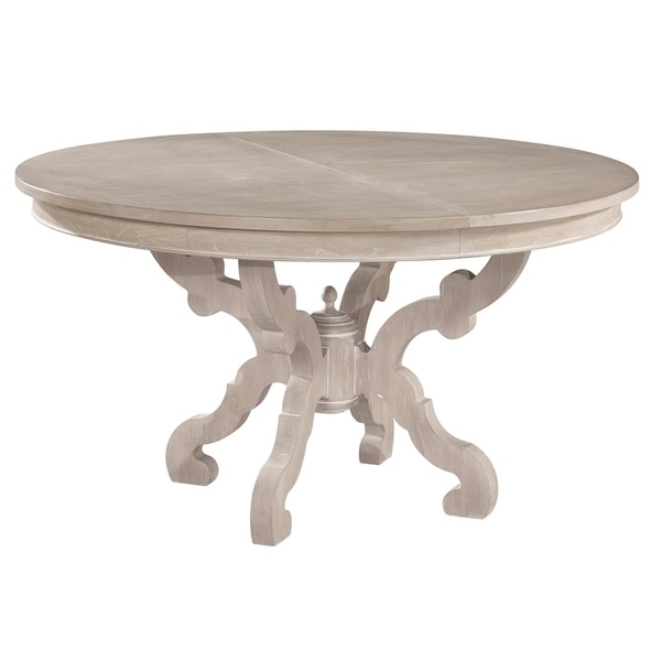 Hekman Furniture Suttons Bay Antique White Wood Coastal Baroque Hekman Furniture Suttons Bay Antique White Wood Coastal Baroque Round Kitchen Dining Table