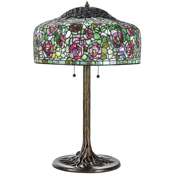 victorian rose table lamp