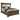 Hekman Furniture Turtle Creek Modern Rustic Style Queen Upholstered Bed Frame with Headboard & Footboard