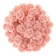 preview thumbnail 3 of 30, Artificial Roses Real Touch Fake Flowers 50 Pc Set by Pure Garden blush