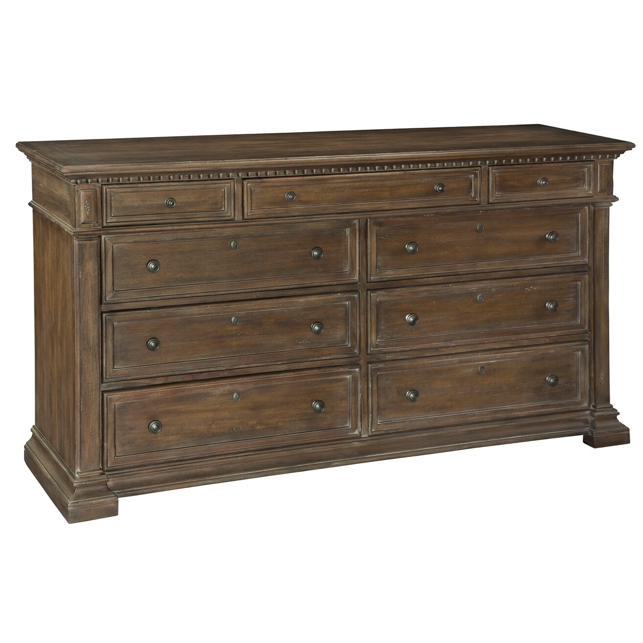 Shop Hekman Furniture Turtle Creek Vintage Charming Nine Drawer