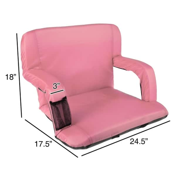 Stadium Seat For Bleachers With Back Support And Wide Padded Cushion  Stadium Chair