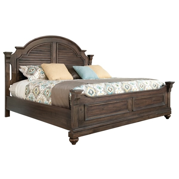 hekman furniture homestead modern elegant california king bed frame with  headboard & footboard, cama