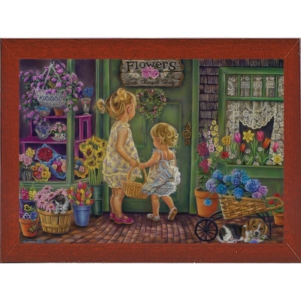 Shop Flowers For You-TRIREI87596 Framed Print 24"x35" by Tricia ...