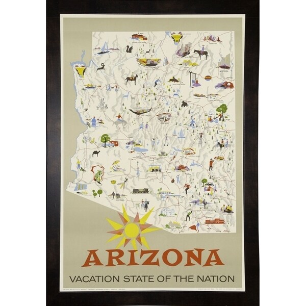 Arizona-VINAPP116852 Print 20"x13.25" by Vintage Apple Collection