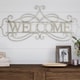 preview thumbnail 1 of 5, Metal Cutout- Welcome Decorative 3D Word Art BY Lavish Home
