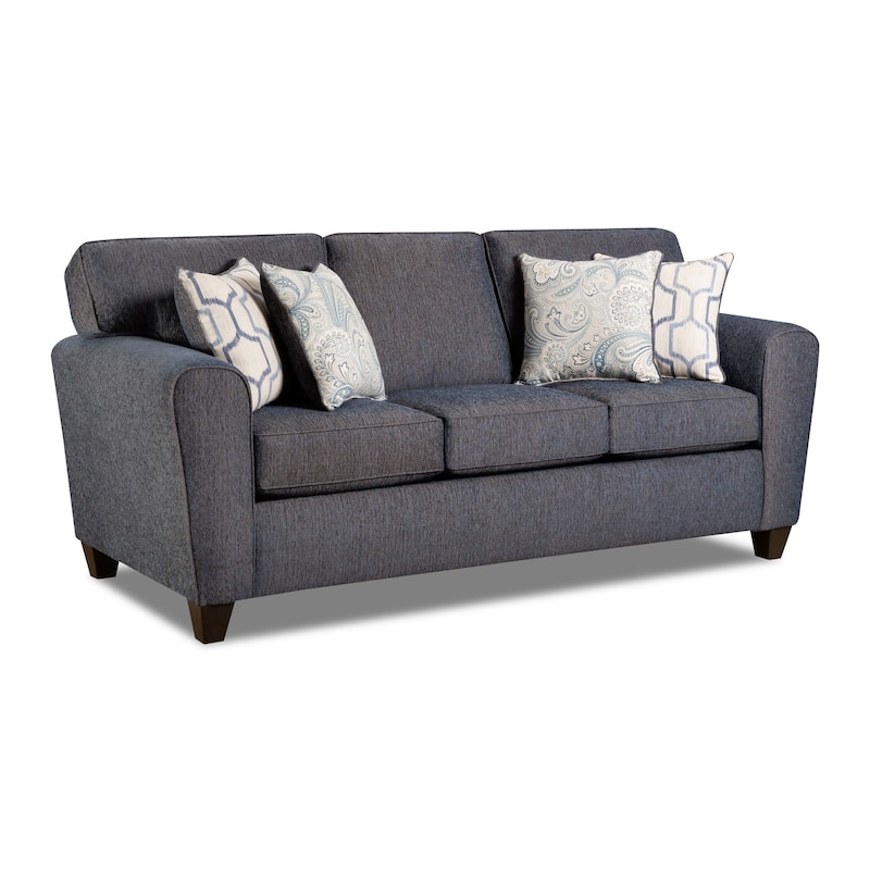 Hillingdon Sofa (Brown/ Cream/ Denim) - Denim
