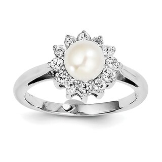 Accented with Tiny CZ's wide Star Mother of Pearl Ring in Solid Sterling Silver size 7 29mm 1 1/8